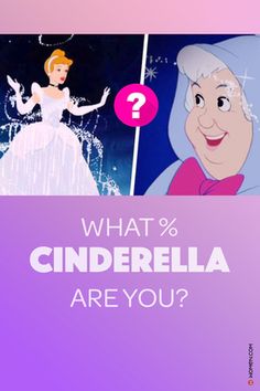 an image of cinderella and the princess with text that says, what's cinderella are you?