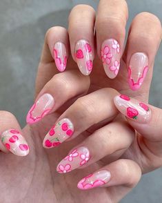 Kawaii Nail Art Short Nails, Simple Nails Inspiration, Mean Girls Nails, Nail Inspiration Simple, Cute Nails For Summer, Colorful Nail Ideas, Stylish Acrylic Nails, Beach Nails Art, Summer Nails Inspiration