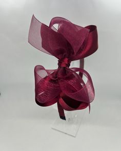 FREE SHIPPING OVER $35 PURCHASE   USE "FREESHIPOVER35" COUPON CODE ++ This Burgundy Double Layered Big Bow Girls hair Headband is so cute and pretty!! bow size : 6" Great for any occasion It is so easy to dress up or keep casual It is made from quality ribbon and headband All of our product are handmade from start to finish The size of ribbon is about 6" 1-3business days before shipping  Please note the price is for 1 headband Customer requests are gladly accepted. I can also make smaller or big Fall Headband, Headband Winter, Fall Headbands, Big Bow Headband, Headband Christmas, Winter Headband, Toddler Headband, Hair Headband, Winter Headbands