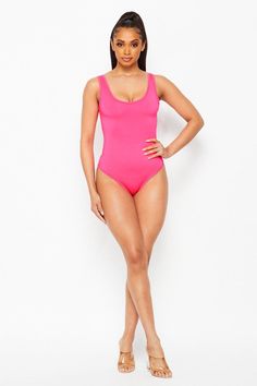 Basics are always in like our pink back sleeveless basic body suit which pairs perfectly with our mesh cover up maxi wrap skirt. Great for long walks on the beach. THIS IS A FINAL SALE ITEM. Summer Swimming Bodysuit Solid Color, High Stretch Pink Bodysuit For Summer, Solid Color Bodysuit For Summer Swimming, Pink Nylon Swimwear For Spring, Pink Nylon Bodysuit For Beach Season, Spring Pink Nylon Swimwear, Chic High Stretch Swimwear For Spring, Pink Sleeveless Bodysuit For Loungewear, Solid Sleeveless Bodysuit For Beachwear