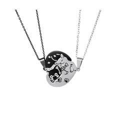 PRICES MAY VARY. Matching Necklace: Cat kitty animal necklace, Stainless steel cat yin yang necklace, geometric circle love heart matching necklaces for couples girlfriend and boyfriend. Cat BFF friendship necklace for 2. Cat Necklace Material: Stainless Steel. Non-toxic, harmless, not easy to slip off, long-term and skin contact is not allergic. Jewelry Size : Chain Length : 50 cm, Circle Round: 2.7*3CM, Love Heart: 3.2*3CM. Use Occasion : As a gifts for women men- Best friends necklace, friend Cute Black Necklace For Valentine's Day, Round Friendship Necklaces For Valentine's Day, Round Necklaces For Friendship On Valentine's Day, Round Necklaces For Valentine's Day Friendship, Valentine's Day Friendship Necklace With Round Pendant, Round Valentine's Day Friendship Necklace, Cute Cat Design Jewelry, Cute Cat Design Round Jewelry, Cute Round Cat Design Jewelry