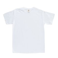 Put your crafty skills to the test with White Men's Ring Spun T-Shirt! Cut in a short sleeves style, this white t-shirt will be the vehicle for creating a beautiful piece of wearable art that only you can possess.  Screen print handmade designs on it, spray paint it, embellish it with fashionable gems and buttons, or simply wear it plain to add slight color to your wardrobe options! Your creativity is tried-and-true, so this shirt will be uniquely you!     Details:   Size: Medium  Content: 100% Everyday Plain White Shirt, Basic White T-shirt For Everyday, Basic White Shirt For Everyday, Plain White Simple T-shirt, Simple White Plain T-shirt, Plain White Cotton T-shirt, Basic White Plain Shirt, Casual White T-shirt With Basic Design, Plain White Shirt