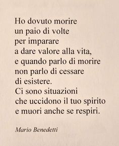 a poem written by mario benedetti in italian