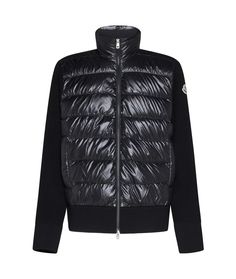 Moncler Black Padded Cardigan | italist Adventure Accessories, Luxury Sportswear, Quilt Jacket, Active Outfits, Red Logo, Sportswear Brand, Engineered Garments, Luxury Retail, Cardigans For Women