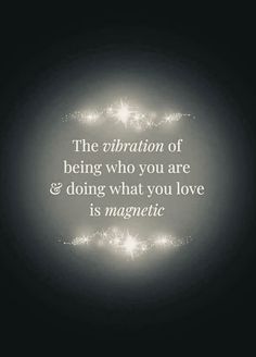 a quote that reads, the liberation of being who you are and doing what you love is