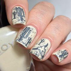 70 Stunning Country Western Nail Designs: From Simple To Chic | Short &Amp; Acrylic Ideas 69 Cowgirl Nails, Square Nails Art Designs, Winter Square Nails, Square Nails Art, Rodeo Nails, Cow Print Nails, Cowboy Nails, Country Nails