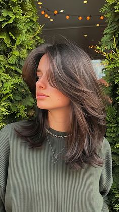 24 Long Layered Bob Haircuts and Hairstyles That Will Boost Your Confidence Today | Lookosm Long Bob Volume Hair, Long Layered Medium Hair, Haircut For Light Hair, Layered Long Bob With Curtain Bangs, Haircut For Less Volume Hair, Medium Layered Bob Hairstyles, Layer Bob Haircut, Long Bob Layers, Feathered Lob