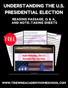 Dive into the complexities of the U.S. presidential election process with this comprehensive reading passage and Q&A set.  Ideal for upper middle to high school students, this educational resource covers the political spectrum of the Republican, Democratic, and Libertarian parties, the significance of voting, the workings of the Electoral College, the importance of political polls, and the role of research and analysis in making informed decisions. Electoral College, Study Unit, Us History