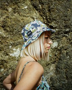 IF THE BUCKET HAT IS OUR BF, THEN THIS IS OUR BFFL. THE FOREVER BUCKET HAT IS THE PERFECT STATEMENT PIECE TO TOP OFF YOUR STREET-STYLE LOOK. MADE WITH DURABLE COTTON TWILL, THE FITTED SHAPE IS STYLED WITH A SOFT BRIM AND A BOLD PRINT. WOMEN'S BUCKET HAT. FABRIC: COTTON TWILL. VISOR/BRIM: MEDIUM BRIM. PRINT: ALL-OVER PRINT. ADDITIONAL FEATURES: LOGO PATCH AT FRONT. MATERIALS 100% COTTON Cheap Graphic Print Curved Brim Hats, Hat Fabric, Rvca Mens, How To Run Faster, Street Style Looks, Bold Prints, Cotton Twill, Hats For Women, Patch Logo