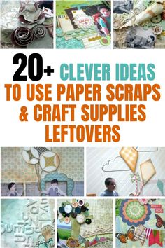 20 clever paper crafts and craft supplies that are easy to make with the help of kids