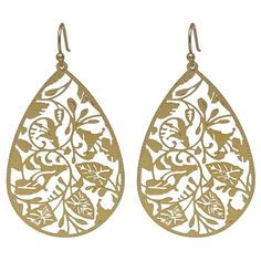 Floral Leaf Teardrop Earrings - @seasprayjewelry Shop Floral Leaf Teardrop Earrings at SeaSpray Jewelry today. Read customer reviews, discover product details and more. #seasprayjewelry #earrings #giftideas #fashionearrings #earringstyle #earringshop #earringlove #earjewelry #dropearrings #bohoearrings #styleblogger #jewelrygram #earringswag #instagood #instafashion #fashionjewelry #instastyle #earringstagram #jewelryaddict #earcandy Colorful Costume Jewelry, Gold Teardrop Earrings, Leaf Plant, Stylish Earrings, Earrings Flower, Nature Inspired Jewelry, Stylish Earring, Earrings Unique, Gold Flower