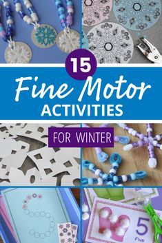 the top five fine motor activities for winter