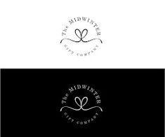 the logo for a wedding and event planning company is shown in black and white colors