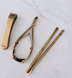 In stock and ready to shop online now Gold Nail Clipper Gold Cuticle Nipper Gold Contoured Cuticle Tool Gold Dual Cuticle Tool Nail Care Tools, Nails Tools, Cuticle Nipper, Steel Nails, Gold Nail, Pro Tools, Steel Nail, Antique Keys, Feminine Hygiene