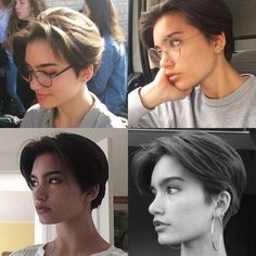 Tomboy Haircut, Trendy Bob, Androgynous Hair, Tomboy Hairstyles, Hair Undercut, Girls Short Haircuts, Shot Hair Styles