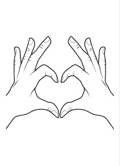 two hands making a heart shape with their fingers