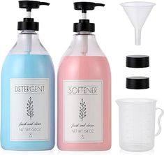 three different types of hand and body soaps