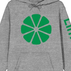 Refresh your wardrobe with this adult gray heather LimeWire long sleeve hooded sweatshirt, featuring the iconic LimeWire logo in a single shade of green. Embrace the nostalgia with green letters spelling out "LimeWire" on the left sleeve. Crafted from a comfortable blend of cotton and polyester, this officially licensed sweatshirt offers a cozy fit. The adjustable hood adds both style and functionality, making it a versatile choice. Easy maintenance is ensured. Just machine wash this hoodie on c Green College Sweatshirt With Drawstring Hood, Affordable Green Sweatshirt With Adjustable Hood, Gray Drawstring Hood Sports Sweatshirt, Comfortable Green Hooded Sweatshirt, Green Adjustable Hood Sweatshirt, Western Logo, Green Letters, Mens Toys, Green Logo