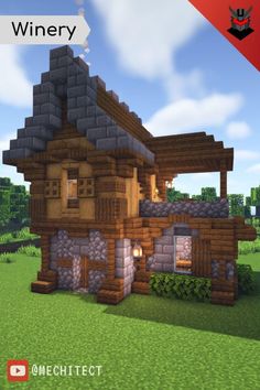 an image of a house in minecraft