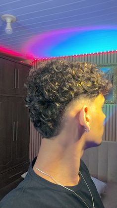 Curly Mullet Short Men, Burst Fade With Curly Hair, Men Curly Mullet Haircut, Burst Fade Haircut Curly, Curly Hair Men Haircut Mullet, Burst Fade Mullet Curly Hair, Curly Mohawk Hairstyles Men, Curly Mullet Hairstyle Mens, Curly Burst Fade