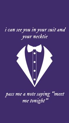 a card with the words i can see you in your suit and your necktie