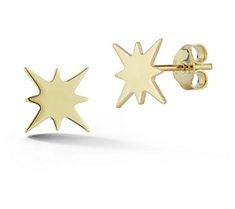 Bam! Pop! Kapow! These fun studs make a bold statement while adding a little 14K gold shine to any look. From Luminosa Gold. Jewelry Earrings, Stud Earrings, Yellow Gold, Gold