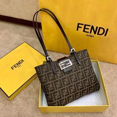 PRODUCT DETAILSIncludes Shipping bags. dustbag sleeper. care manual. booklet. tag. Fendi Bag, Top Handbags, Fendi Bags, New Handbags, Bag Tags, Michael Kors Monogram, Birmingham, Louis Vuitton Damier, Miu Miu