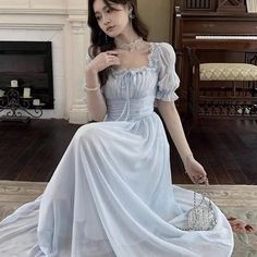 386807343-5 Sweet Party, Summer Elegant, Custom Made Clothing, Sleepwear Robe, Winter Dresses, Holiday Dresses, Dresses Casual, Elegant Woman, Pretty Things