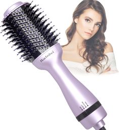 PRICES MAY VARY. 【Hair Drying Brush】:hot air bruch that perfectly combines dryer, straightener;One Step Hair Dryer and Volumizer for blow drying bruch hair styling;It is professional stylist preferred for men or women. 【Advanced ionic technology】: blow hair brush is designed with negative ionic technology to improve hair condition.This hot-air brush makes your hair more nourished,more smoothy,and less damaged, less ruffles,keeping faster drying and salon results. 【3 HEAT SETTINGS】 :hot hair drye Brush Blow Dryer, Rotating Hair Dryer, Heated Hair Brush, One Step Hair Dryer, Salon Blowout, Blow Hair, Hot Air Brush, Dryer Brush, Oval Brush