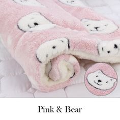 The Soft Pet Cuddle Blanket - Pink Bear / XL 79x60cm / Tribe of Pets Warehouse - Tribe of Pets Korea Południowa, Calming Cat, Dog Bed Mat, Sleeping Puppies, Pet Cushions, Cat Blanket, Bed Mats, Pet Blanket, Soft Corals