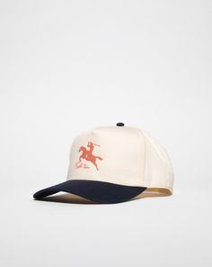 Pirate By Any Means Hat Size: Adjustable Snap Cap Color: Cream/Navy Front By Any Means Design Embroidery Stitch Count: 7,398 Embroidery Color: Rose Gold Streetwear Caps, Streetwear Hats, Hat Cream, Country Hats, Dope Hats, Smart Casual Wear, All Nike Shoes, Outfits Hombre, Embroidery Stitch