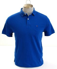 Men's Tommy Hilfiger Blue Short Sleeve Polo Shirt Gender:       Men Brand:         Tommy Hilfiger Style #:       78D5758 479 Style:          Short Sleeve Polo Shirt Color:          Blue (2) Button Polo Neckline Ribbed Knit Collar & Cuff Trim Tommy Hilfiger Logo Embroidered on the Upper Left 100% Cotton ***Measurements Available Upon Request International Buyers Please Note: Combined Shipping with Multiple Purchases Based on the Weight of Package Merchandise cannot be shipped as gift Custom forms Fitted Casual Tommy Hilfiger Shirt, Tommy Hilfiger Fitted Casual Shirt, Blue Cotton Polo Shirt, Tommy Hilfiger Cotton Short Sleeve Shirt, Tommy Hilfiger Cotton Polo Shirt Short Sleeve, Fitted Tommy Hilfiger Casual Polo Shirt, Casual Fitted Tommy Hilfiger Polo Shirt, Casual Tommy Hilfiger Polo Shirt, Tommy Hilfiger Fashion