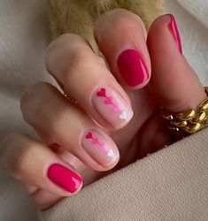 Nailinspo Nailart, Valentine Nail, Romantic Valentines Day, Subtle Nails, Nail Designs Ideas, Short Square Nails, Valentines Day Nails