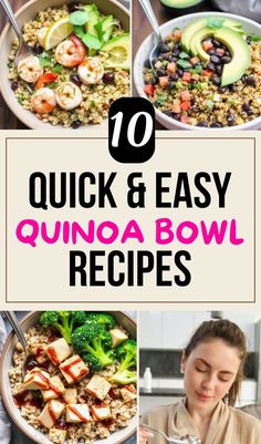 Quinoa Bowl Recipes Quick Healthy