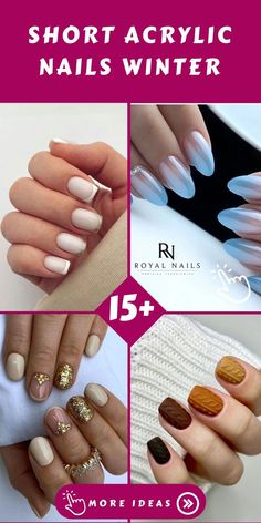 Short Acrylic Nails Winter, Acrylic Nails Winter, Detailed Nail Art, Royals Nails, Winter Nails Gel, Short Acrylics, Winter Manicure, Winter Nails Acrylic, Nails Winter