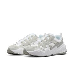 Nike Tech Hera 'Photon Dust White' FJ9532-100 Nike Tech Hera, Soft Slippers, Nike Tech, Chunky Sneakers, Early 2000s, New Nike, Shoe Game, White Nikes, Nike Sportswear