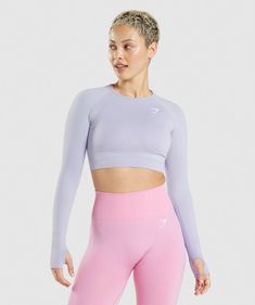 Gymnastics Warm Ups, Girly Essentials, Gymshark Vital Seamless, Mens Crop Top, Gym Shark, Crop Top And Leggings, Workout Fits, Gymshark Women, Workout Crop Top