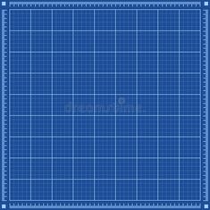 a blueprint cutting mat with grids and lines on it royalty illustration