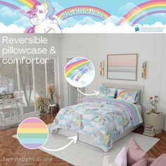 Amazon.com: Franco Collectibles My Little Pony Classic Retro Rainbow Bedding 7 Piece Super Soft Comforter and Sheet Set with Sham, Full, (100% Official Licensed Product) : Home & Kitchen Rainbow Bedding, Product Home, Soft Comforter, Retro Rainbow, Comforter Sets, Sheet Sets, My Little Pony, Pillow Cases, Home Kitchens