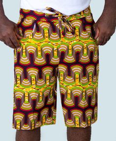 Ankara African print men's shorts, men's pant African Print Shorts, Peplum Ankara, Bow Tie Set, Print Shorts, Wax Print, Worcester, African Fabric, Perfect Shirt, African Print