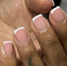 Oval Nails Designs, Natural Nails Manicure, Gel Nails French, Overlay Nails, Natural Acrylic Nails, Ombre Acrylic Nails, Girly Acrylic Nails, Her Nails, Nail Candy