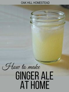 how to make ginger ale at home