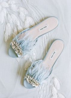 Shoes With Feathers, Wedding Accessories Photography, Best Bridal Shoes, Wedding Accessories For Bride, Chateau Wedding, Bridal Wedding Shoes, Normandy France, Bridal Heels, Shoe Inspiration