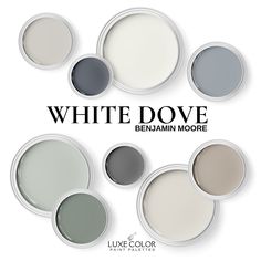 the white dove paint colors are all different shades