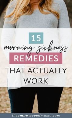 Combat your nausea with these 15 morning sickness remedies that actually work Sickness Remedies, Pregnant Life, Morning Sickness Remedies, Reduce Nausea, Remedies For Nausea, Fertility Diet, Prenatal Care