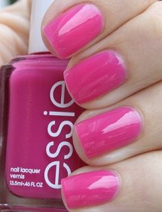 ESSIE SECRET STORY Essie Collection, Essie Nail Polish Colors, Bright Pink Nails, Nail Envy, Polish Colors, Essie Nail Polish, Essie Nail, Pink Nail