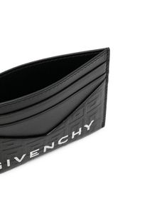 G Cut cardholder from GIVENCHY featuring black, calf leather, signature 4G motif, all-over embossed logo print, logo print to the front and card slots. This item is in size UNI and the color is Black Givenchy Bag, Women's Wallets, Leather Card Case, Givenchy Women, Embossed Logo, Personal Shopping, Print Logo, New Bag, Logo Print