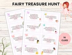 fairy tale printables for children to play with