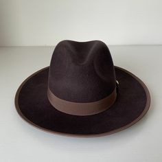 Our Brand Of High Quality Wide Brim Private Collection 100% Wool Unisex Jazzy Dressy Casual Hand Made Fedora Fashion Hats. 58cm=L 60cm=XL 62cm= XXL Retro Brown Wide Brim Fedora, Retro Wide Brim Fedora For Fall, Vintage Fitted Fedora For Fall, Fitted Vintage Brown Fedora, Fitted Vintage Fedora For Fall, Fitted Brown Fedora For Winter, Retro Fitted Brimmed Fedora, Retro Fitted Fedora With Brim, Vintage Fitted Hat Bands For Fall