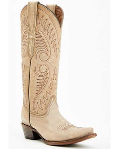 Corral Women's Tall Western Boots - Snip Toe Womens Western Shoes, Fall Snip Toe Boots With Stitched Sole, Fitted Boots With Snip Toe And Stitched Sole, Tall Western Boots, Shyanne Boots, Corral Boots Womens, Dan Post Boots Woman, Laredo Boots, Tall Western Boot